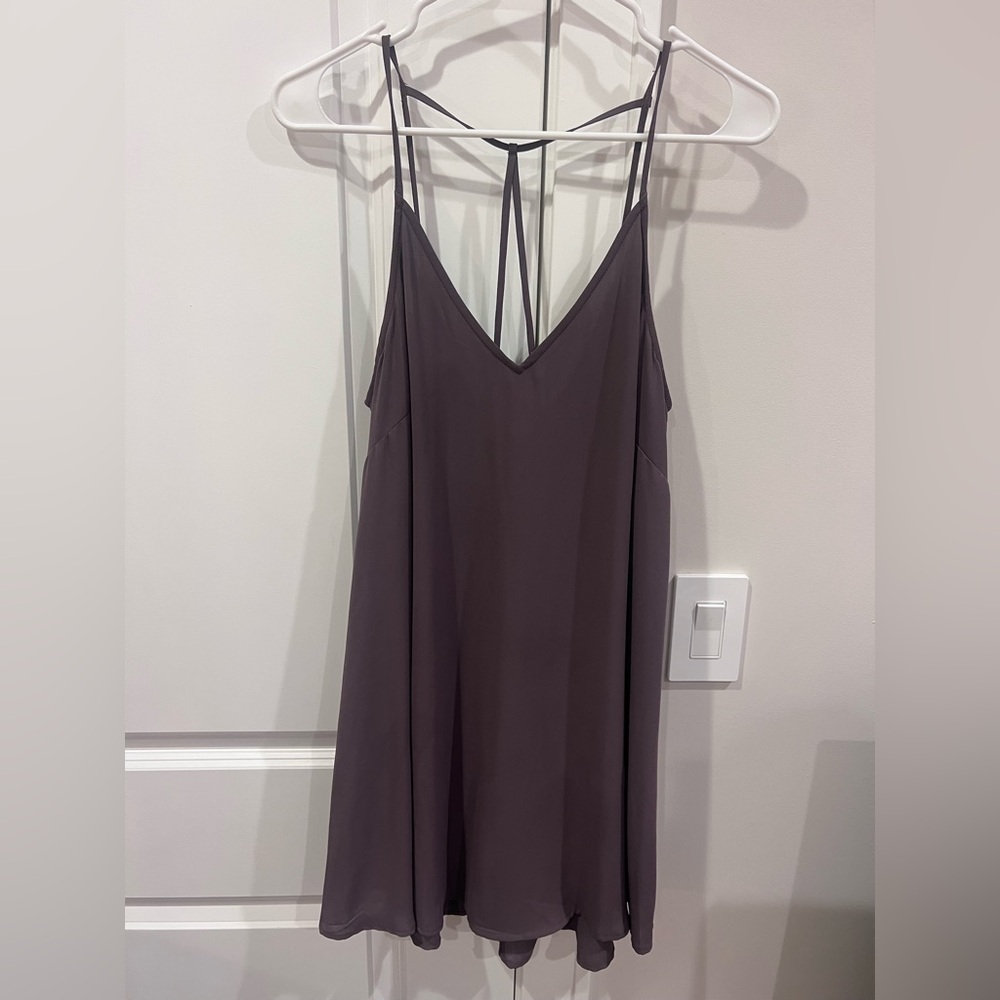 Lush Brown Slip Dress, size M